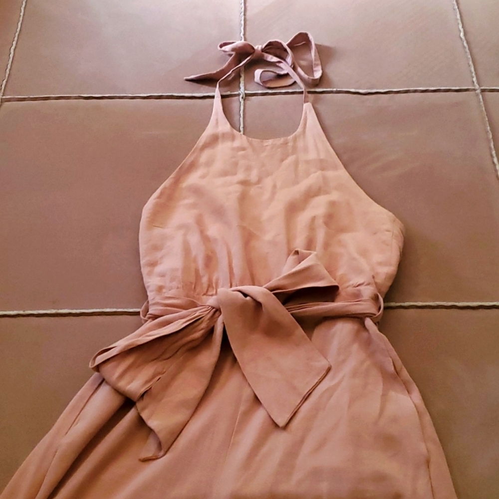 Halter neck jumper